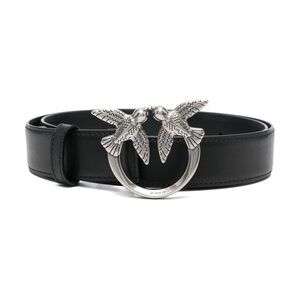 Pinko belt Love Birds leather belt 3 cm, small